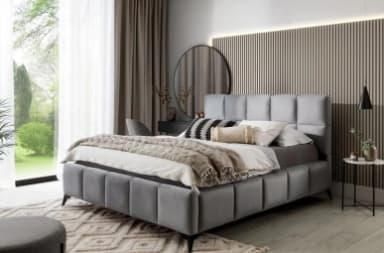 Mist Upholstered Bed With Container 140x200 cm