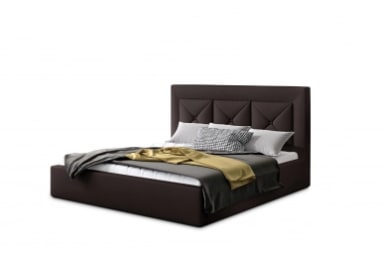 Cloe Upholstered Bed With Container 180x200