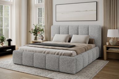 Edvige Upholstered Bed With Container 140x200