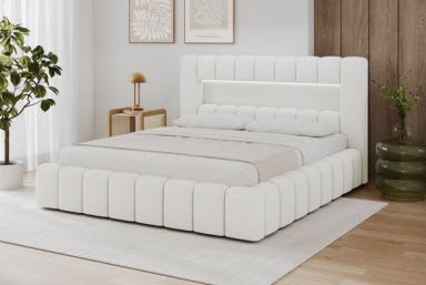 Lamica Upholstered Bed With Container 140x200