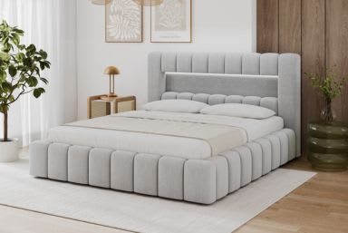 Lamica Upholstered Bed With Container 160x200