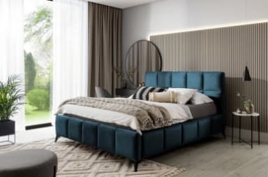 Mist Upholstered Bed With Container 160x200 cm