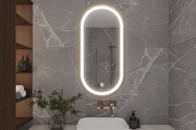 Micedi L Mirror With Lighting