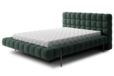 Magentta Upholstered Bed With Container 140x200