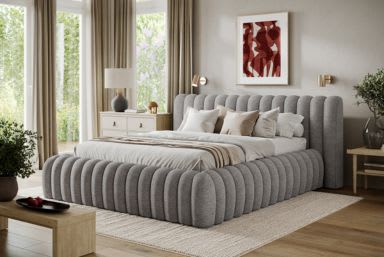 Carilla Upholstered Bed With Container 180x200