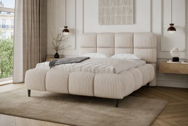Giberio Upholstered Bed With Container 140x200