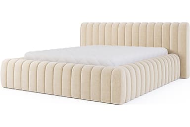 Carilla Upholstered Bed With Container 140x200