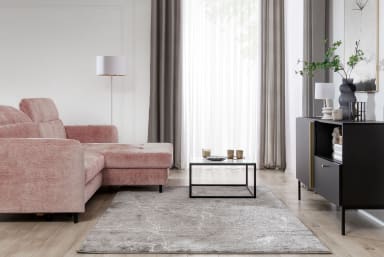 Siggi Grey living room modern rug 120x180cm