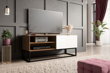 Media Cabinet Avorio