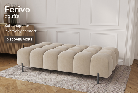 Ferivo pouffe – a new addition to the lounge area