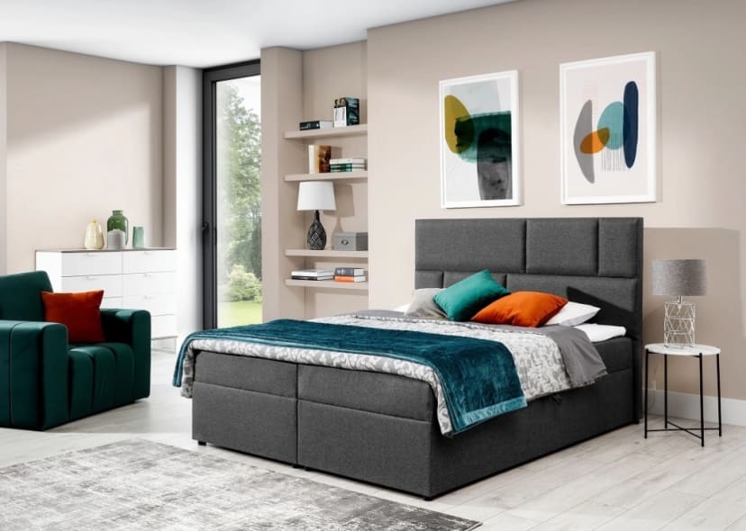 Florence Continental Bed With Container 140x200 cm