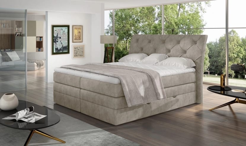 Mirabel Continental Bed With Container 180x200cm