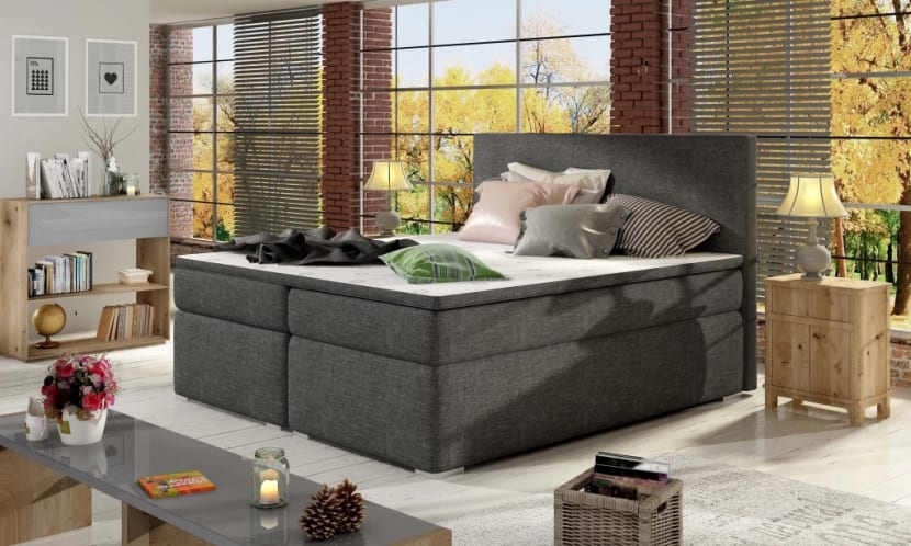 Divalo Continental Bed With Container 140x200 cm