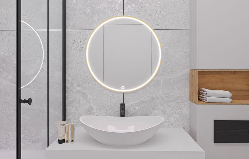 Gerbinie L Mirror With Lighting