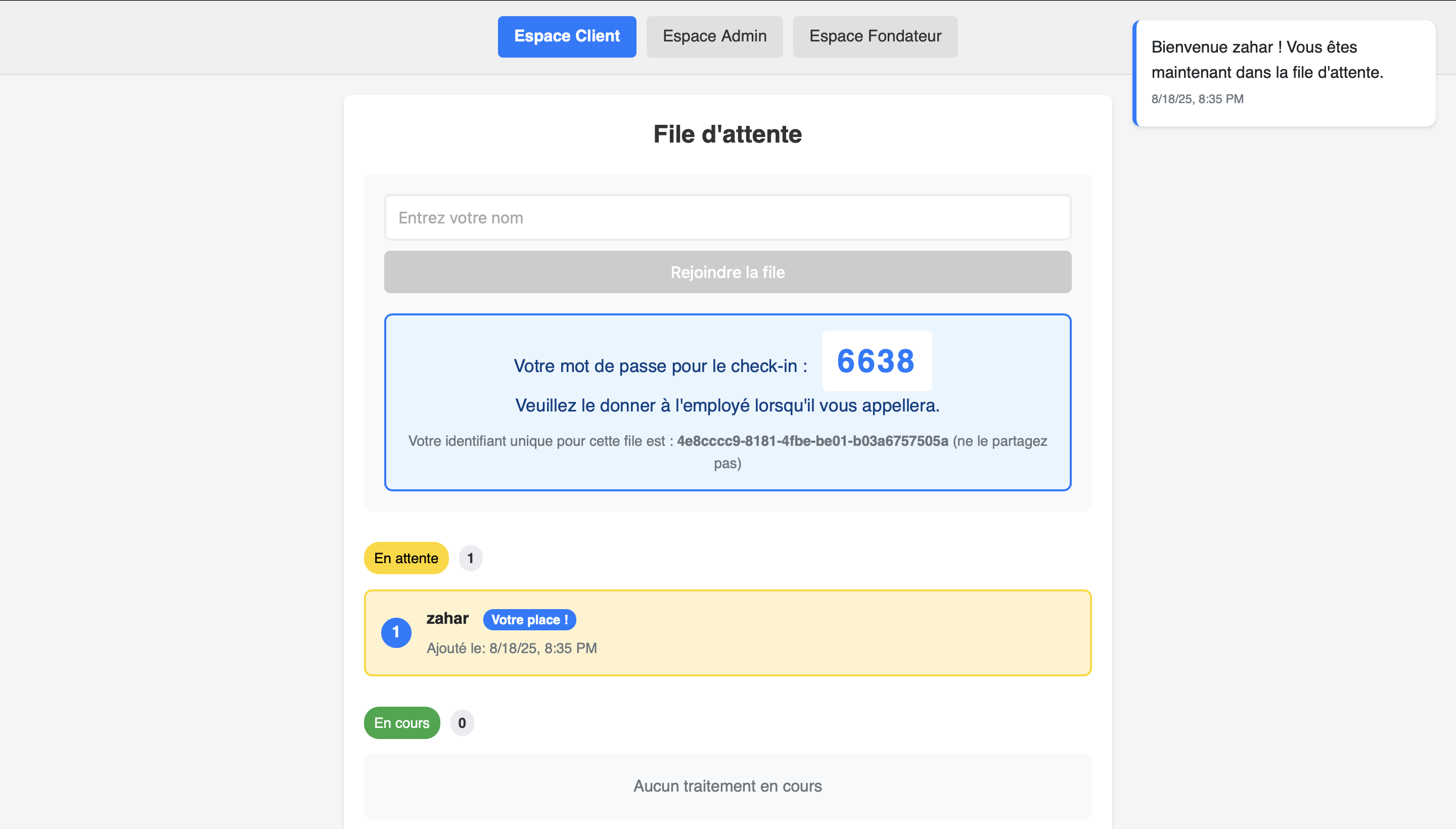 Gestion de File d'Attente