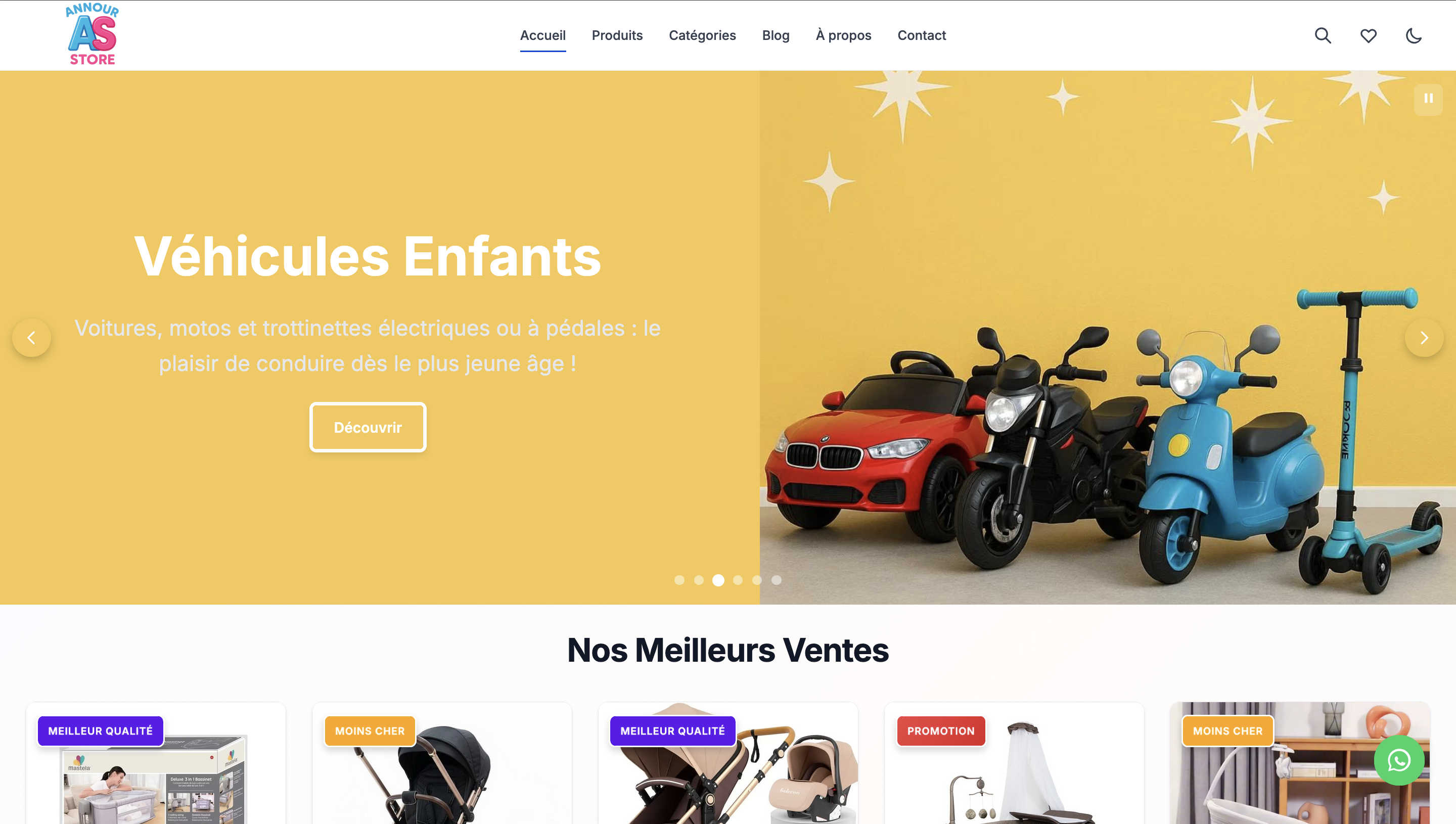 E-commerce de Produits pour Enfants
