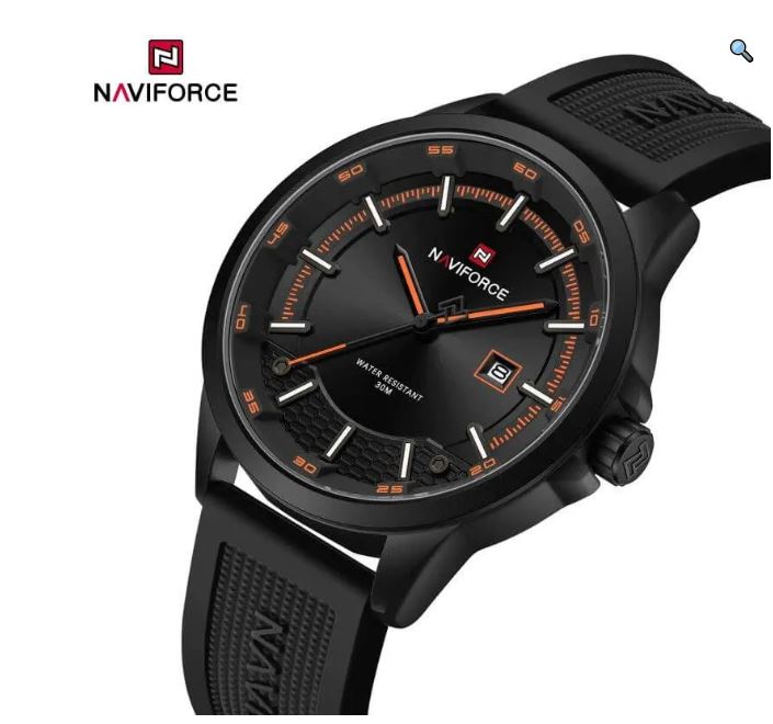 NaviForce NF9248 Simple Casual Quartz Movement Luminous Date Display Leather Watch For Men - Black 14