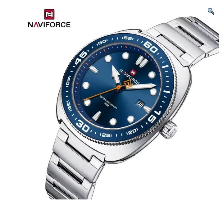 NaviForce NF9250 Men's Business Simple Dial Date Dispaly Luminious Analog Watch - Black 4