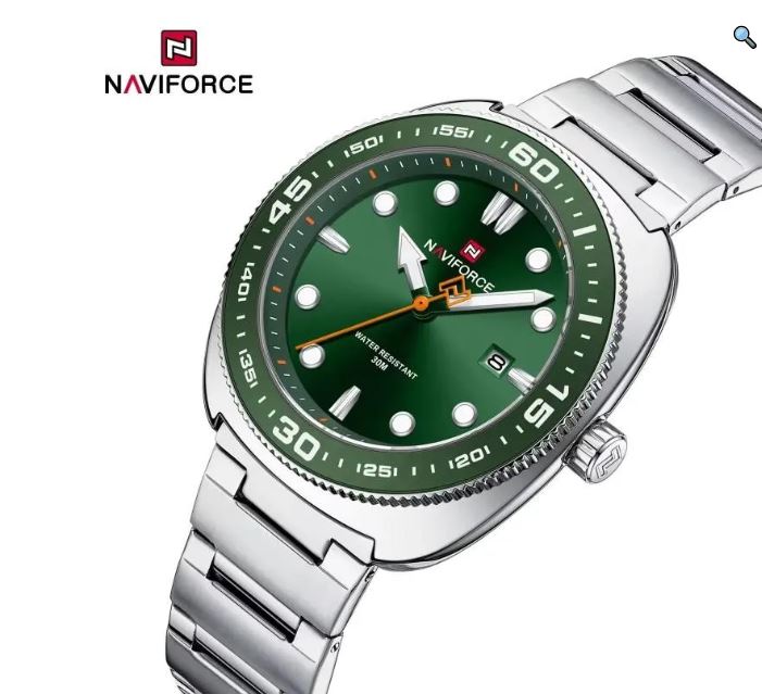 NaviForce NF9250 Men's Business Simple Dial Date Dispaly Luminious Analog Watch - Black 7