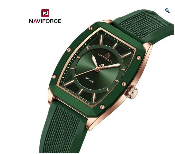 NaviForce NF5049 Simple Elegant Minimalist Barrel Shaped Quartz Movement Women's Watch -Rosegold/Beige 6