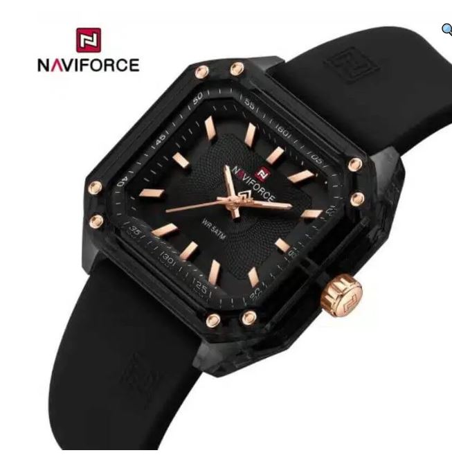 NaviForce NF7106 Fashion Classic Analog Square Shaped Watch For Women - Black