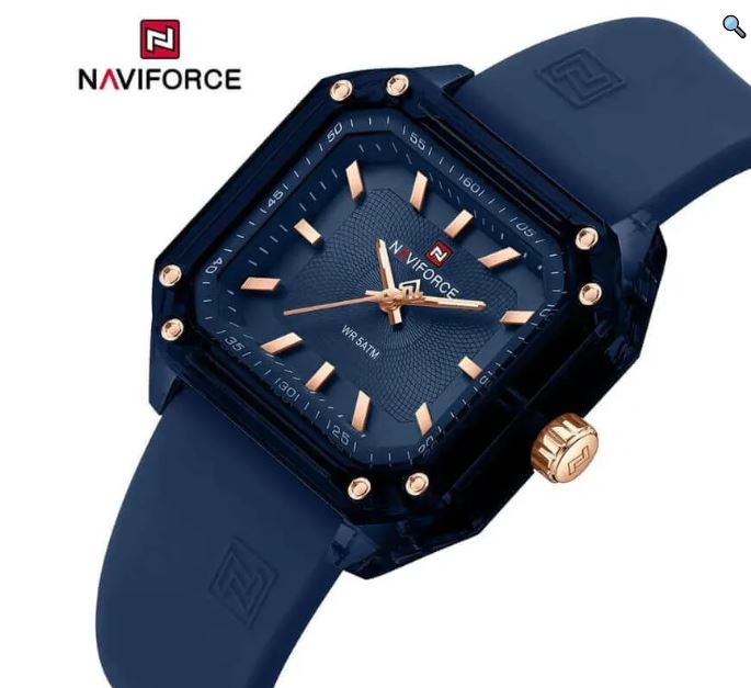 NaviForce NF7106 Fashion Classic Analog Square Shaped Watch For Women - Black 2