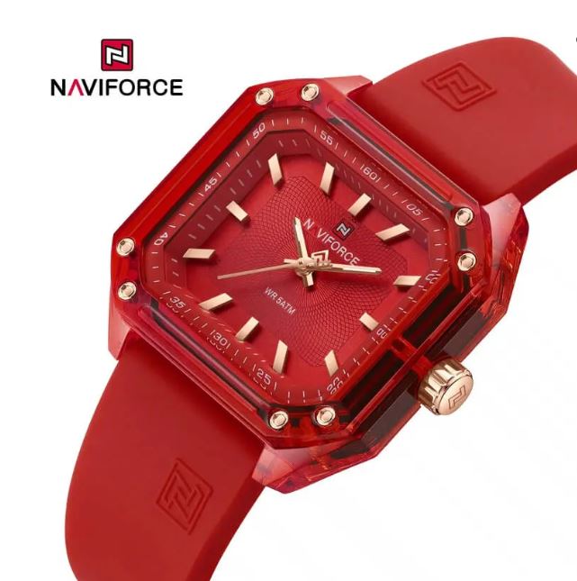 NaviForce NF7106 Fashion Classic Analog Square Shaped Watch For Women - Black 3
