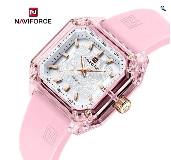 NaviForce NF7106 Fashion Classic Analog Square Shaped Watch For Women - Black 7