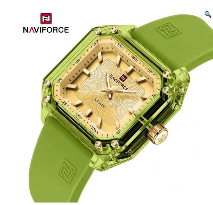 NaviForce NF7106 Fashion Classic Analog Square Shaped Watch For Women - Black 8