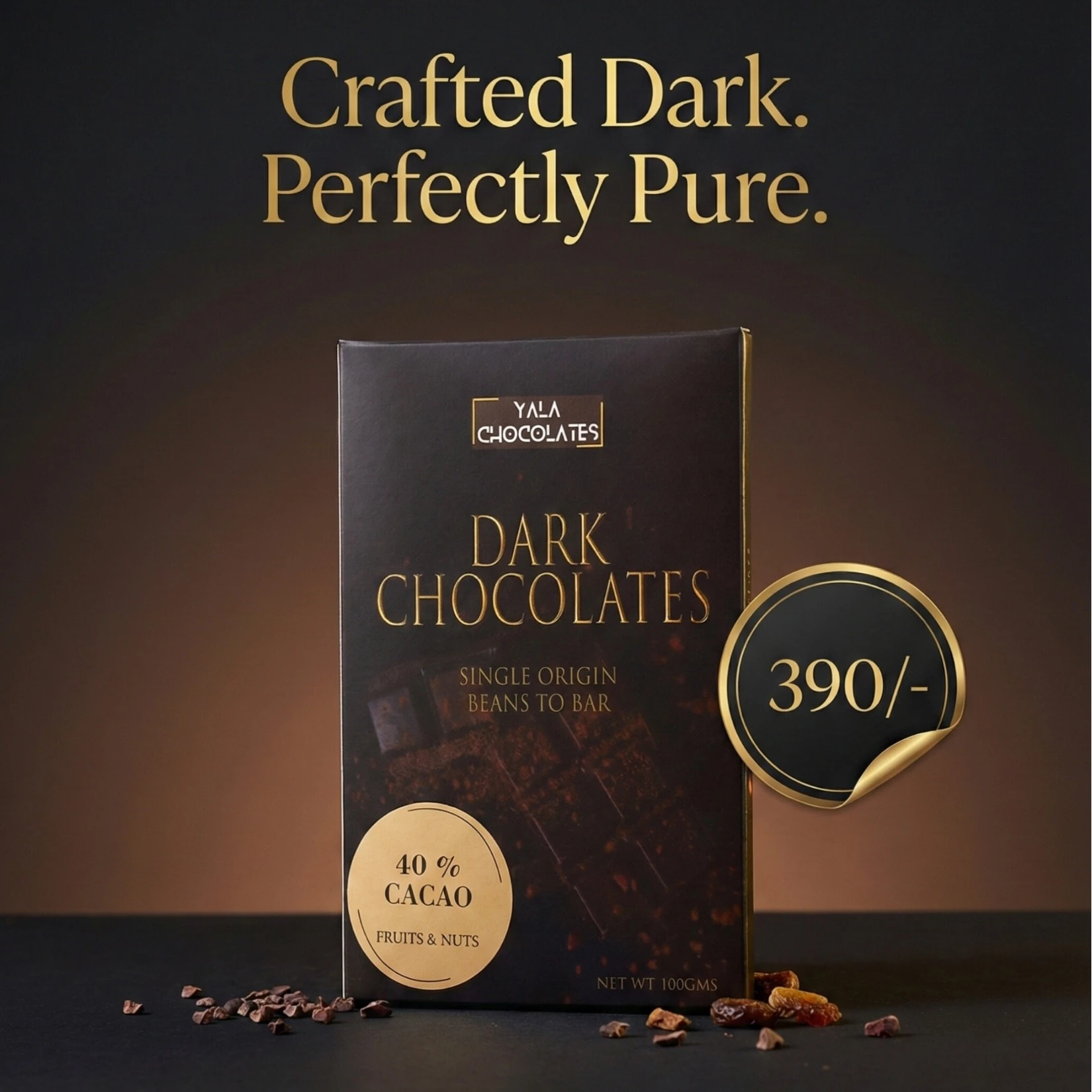 Yala Dark Chocolates 100 gms(40%)