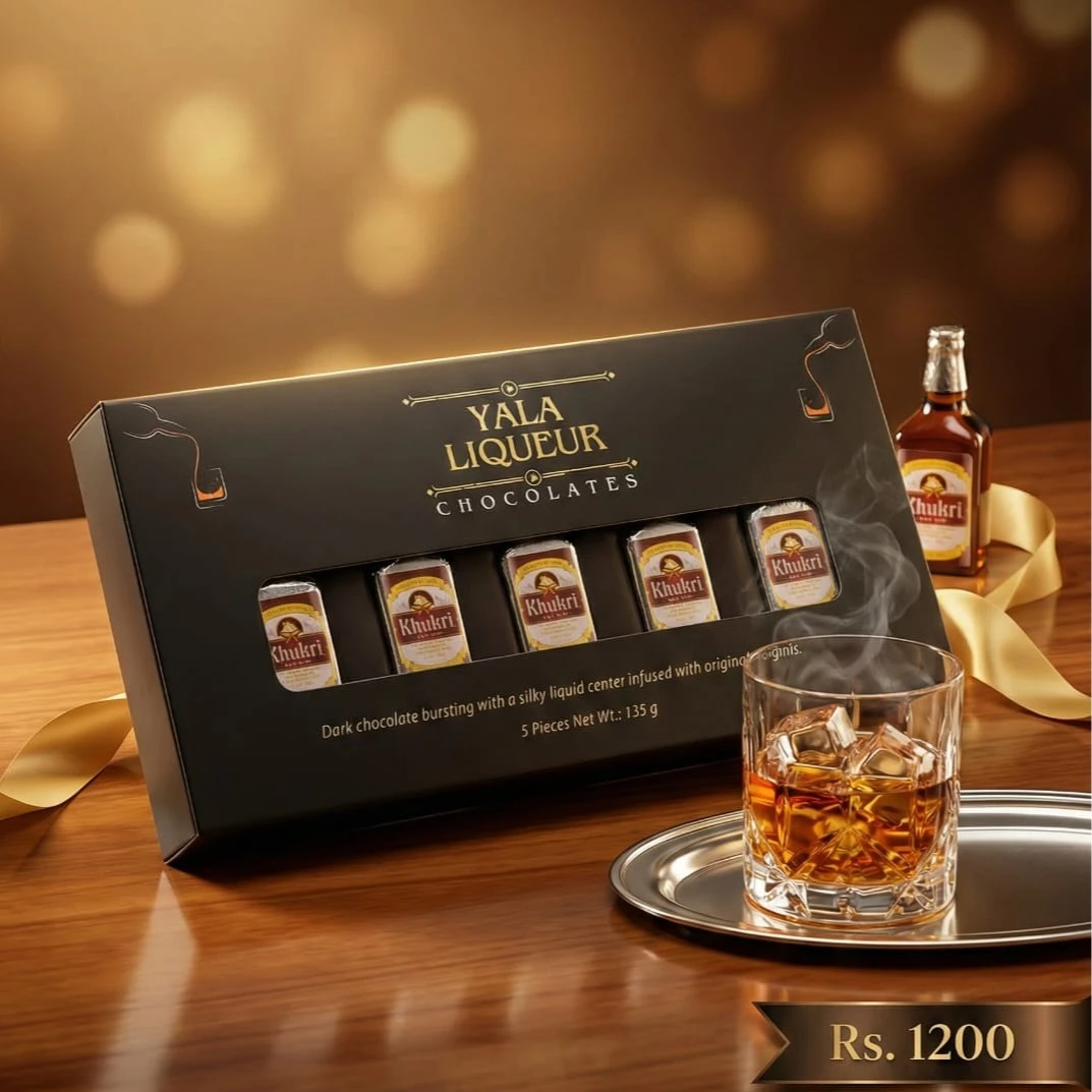 Khukuri Filled Dark Chocolates(Pack of 5)