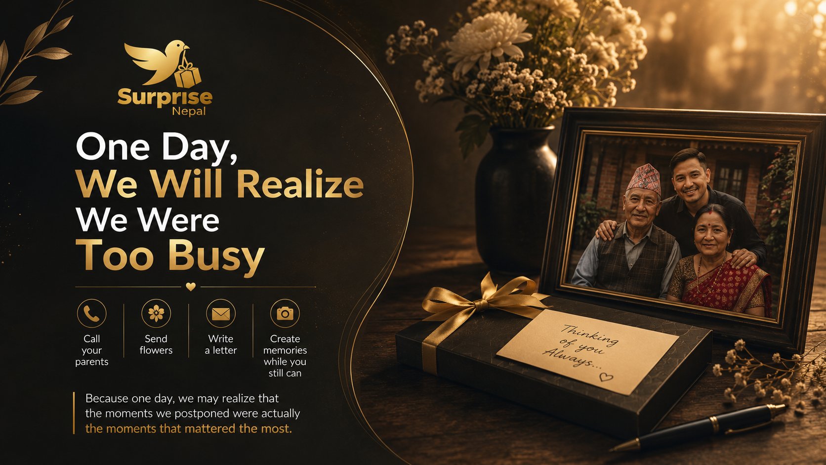 One Day We Will Realize We Were Too Busy
