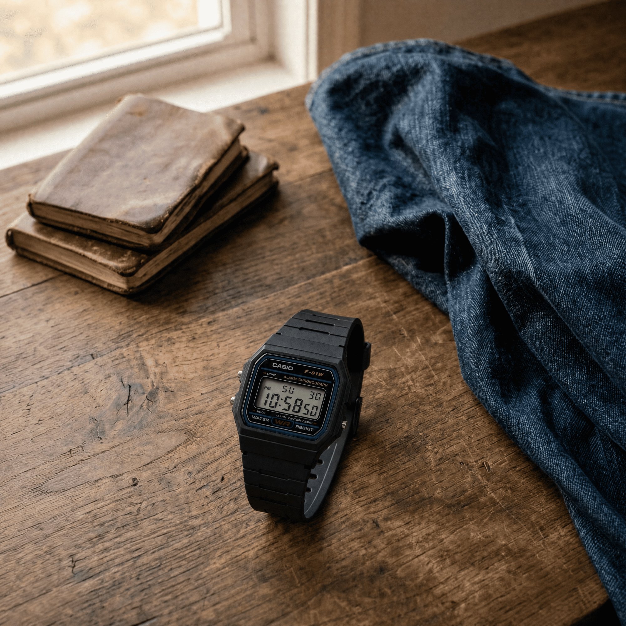 Casio F-91W-1DG Unisex Digital Watch