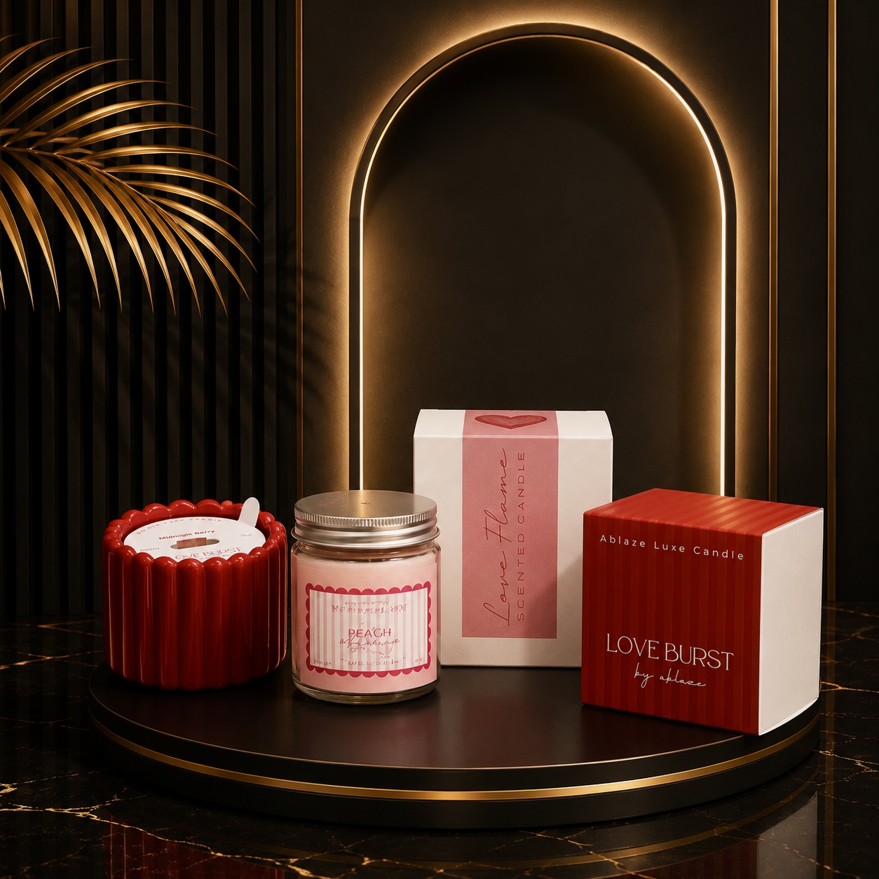 Love burst Scented Candle