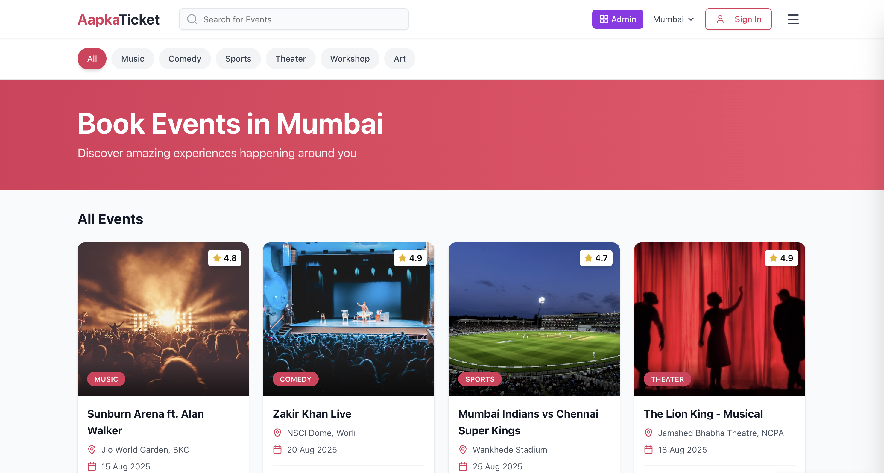 Entertainment: Enterprise Event Ticketing Platform