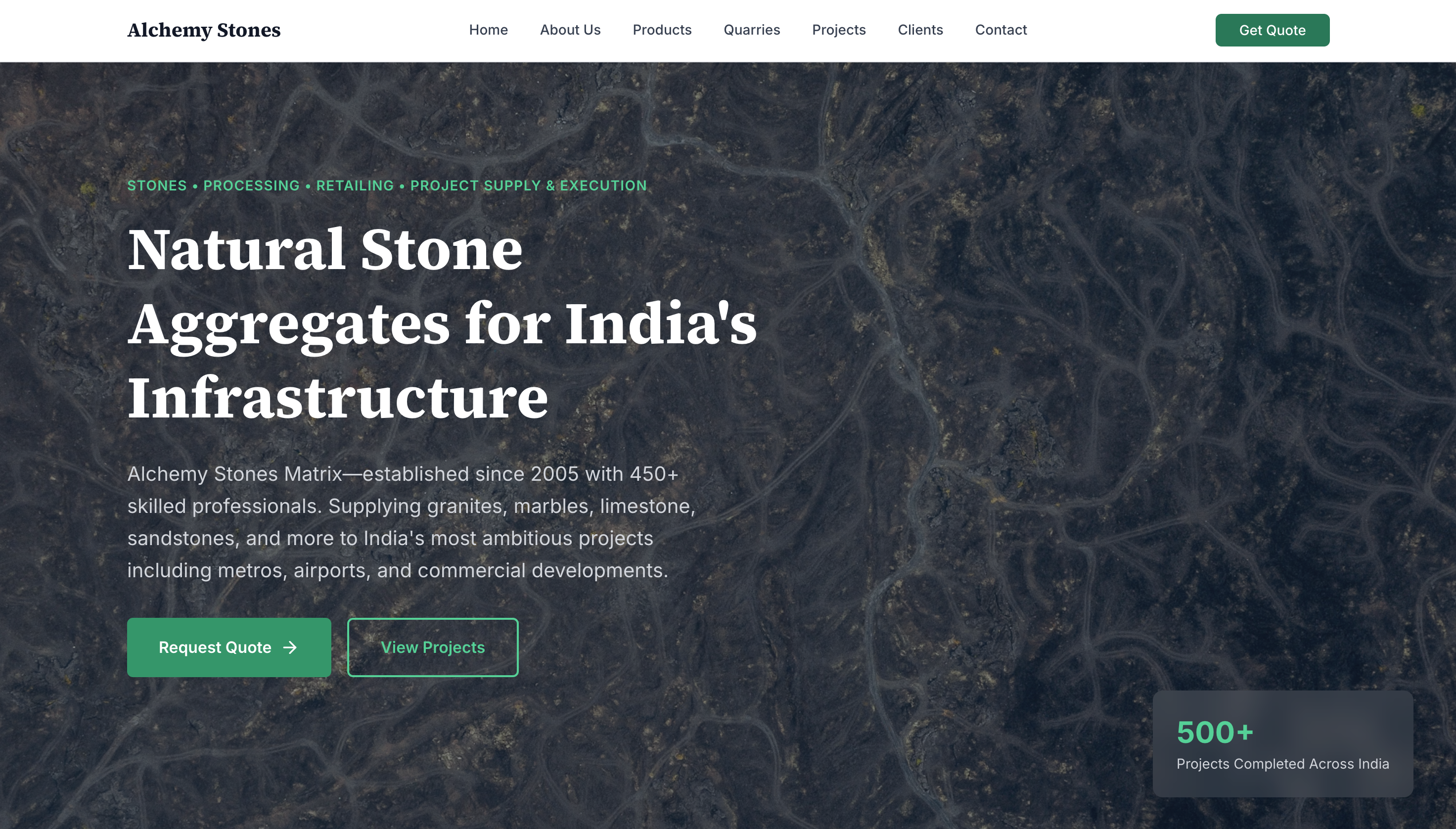 Stone Mining Operations Automation