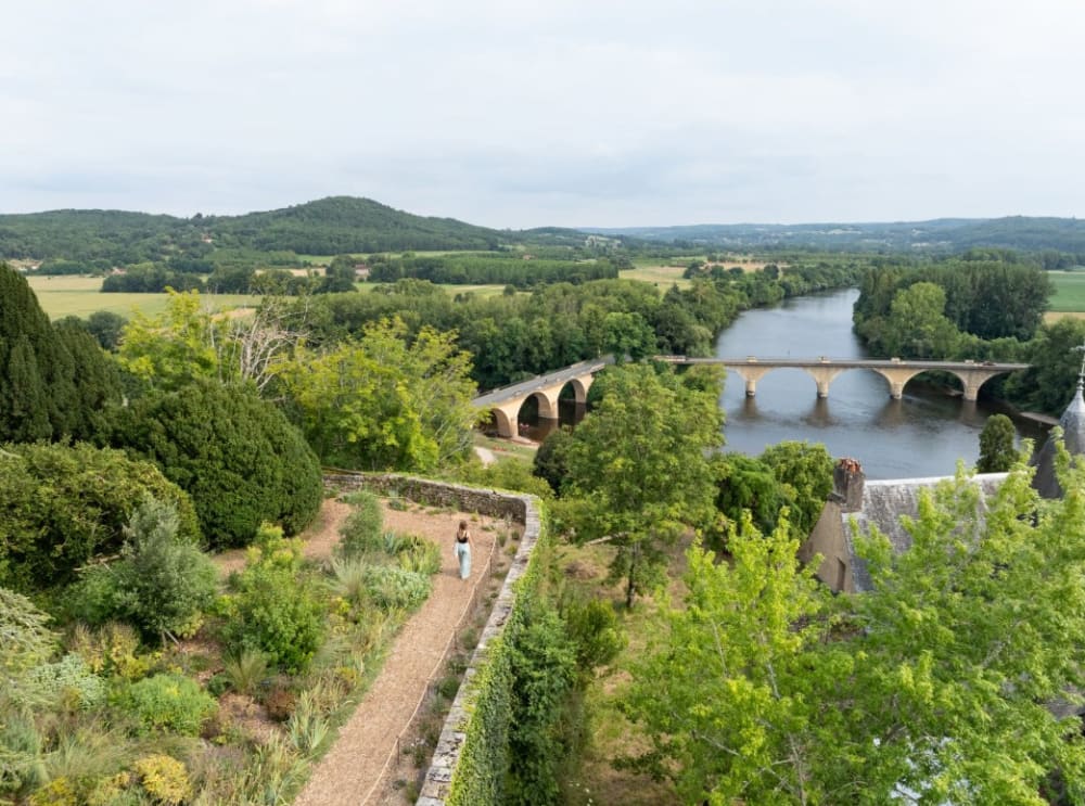 Le confluent de la Dordogne et de la Vézère à Limeuil