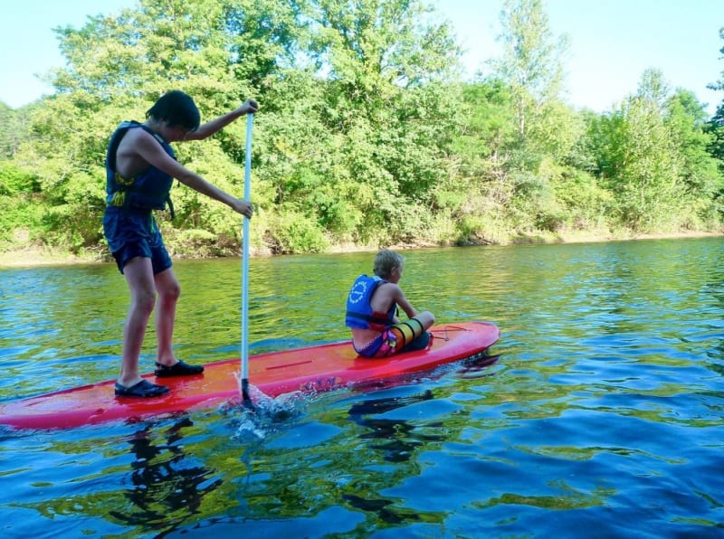 Stand up paddle sur la Vézère