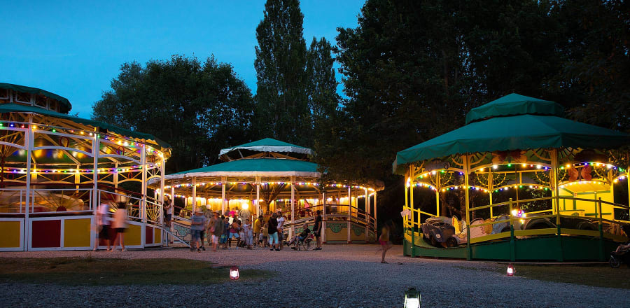 Déambulation nocturne dans le parc