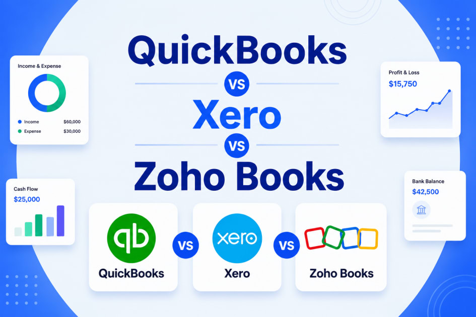QuickBooks vs Xero vs Zoho Books: Which Accounting Software Is Right for Your Business in 2026?