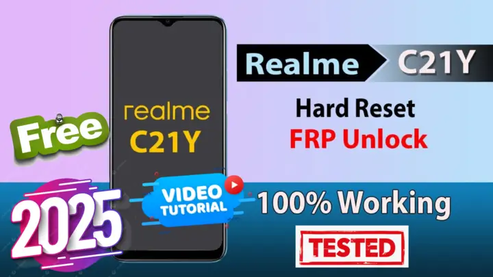 YouTube Video Realme C21y Hard Reset and FRP Bypass Solution