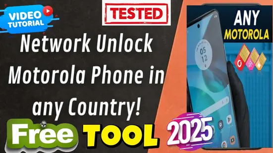 YouTube Video Network Unlock Tool for All Motorola Devices [FREE]