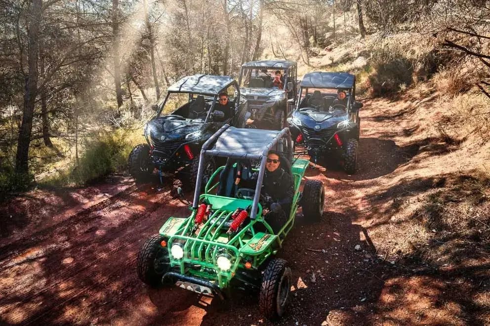 Ruta en Buggy por Sierra Helada, Altea y Fuentes del Algar con traslado desde Alicante