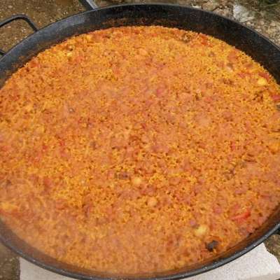 Paella arroz