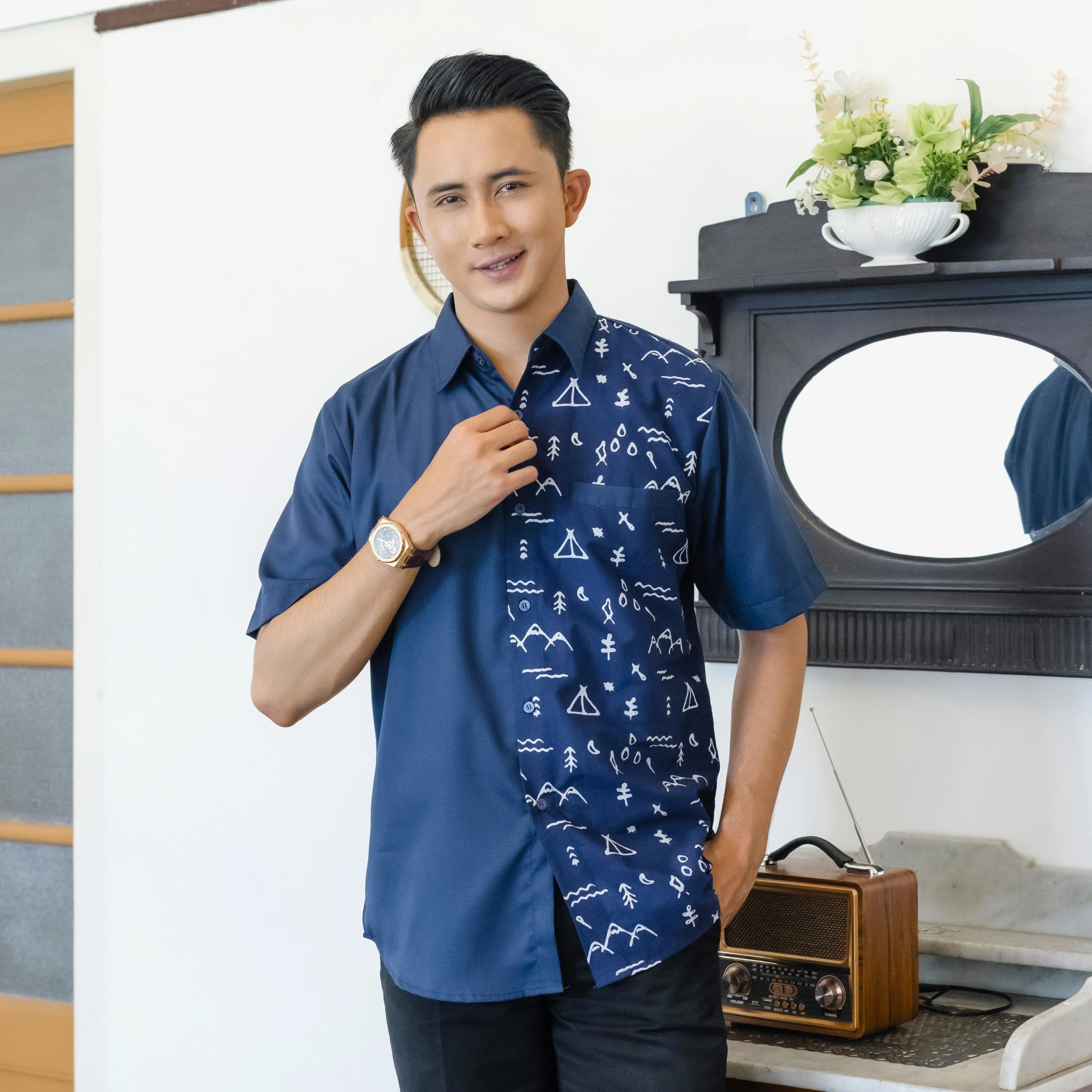 Semi Kemeja Lengan Pendek 1