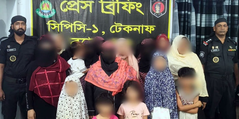 ক্যাম্পের বাইরে বসবাস, ২৮ রোহিঙ্গা ও আশ্রয়দাতা আটক