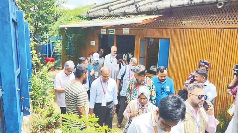 রোহিঙ্গা ক্যাম্প পরিদর্শন করলেন ৪০ দেশের প্রতিনিধিরা