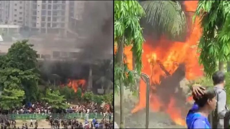 উত্তরায় ‘প্রশিক্ষণ বিমান’ বিধ্বস্তের ঘটনায় নিহত ১, আহত ১৫