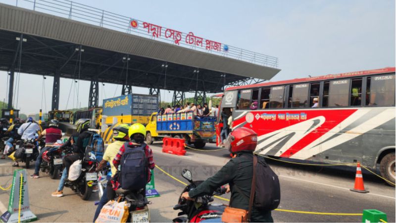 পদ্মা সেতুতে ৫ দিনে টোল আদায় ১৪ কোটি টাকা