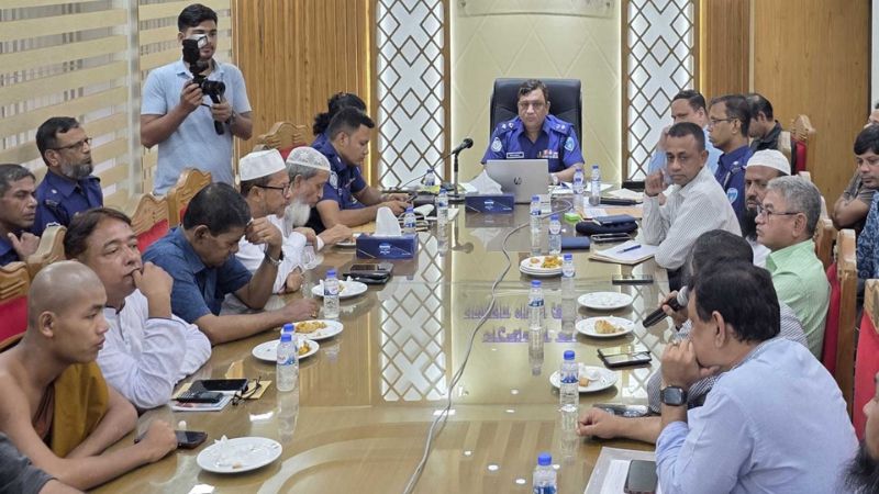 পূজায় সজাগ গোয়েন্দা সংস্থা, সর্বক্ষণ পাহারায় পুলিশ: বান্দরবানের এসপি